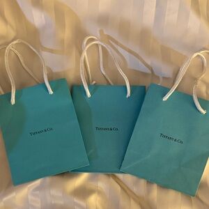 Tiffany & Co. Teal Gift Bag Trio